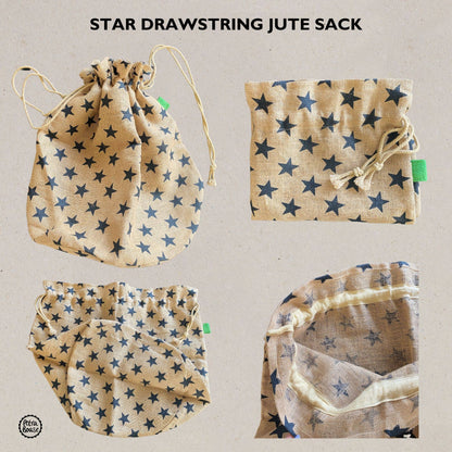 Christmas Star Sack -Black