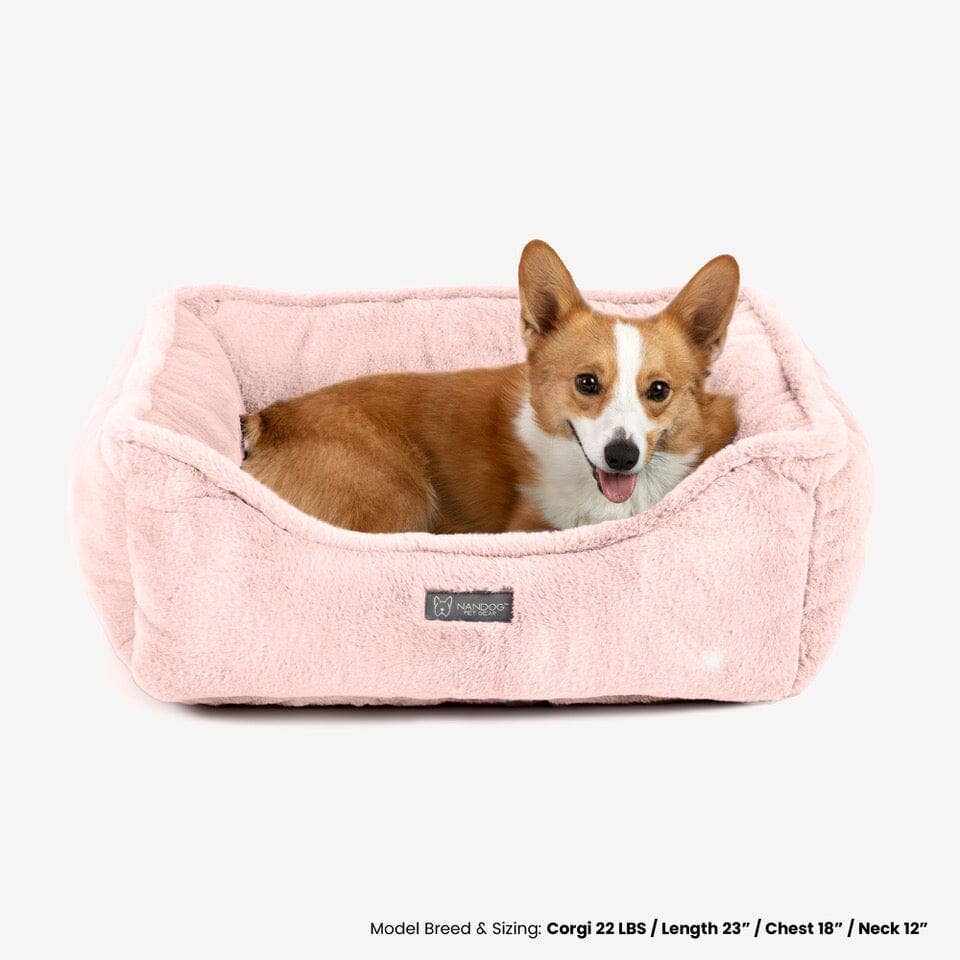 Nandog Pet Gear - The Super Cloud Bed in Blush Pink