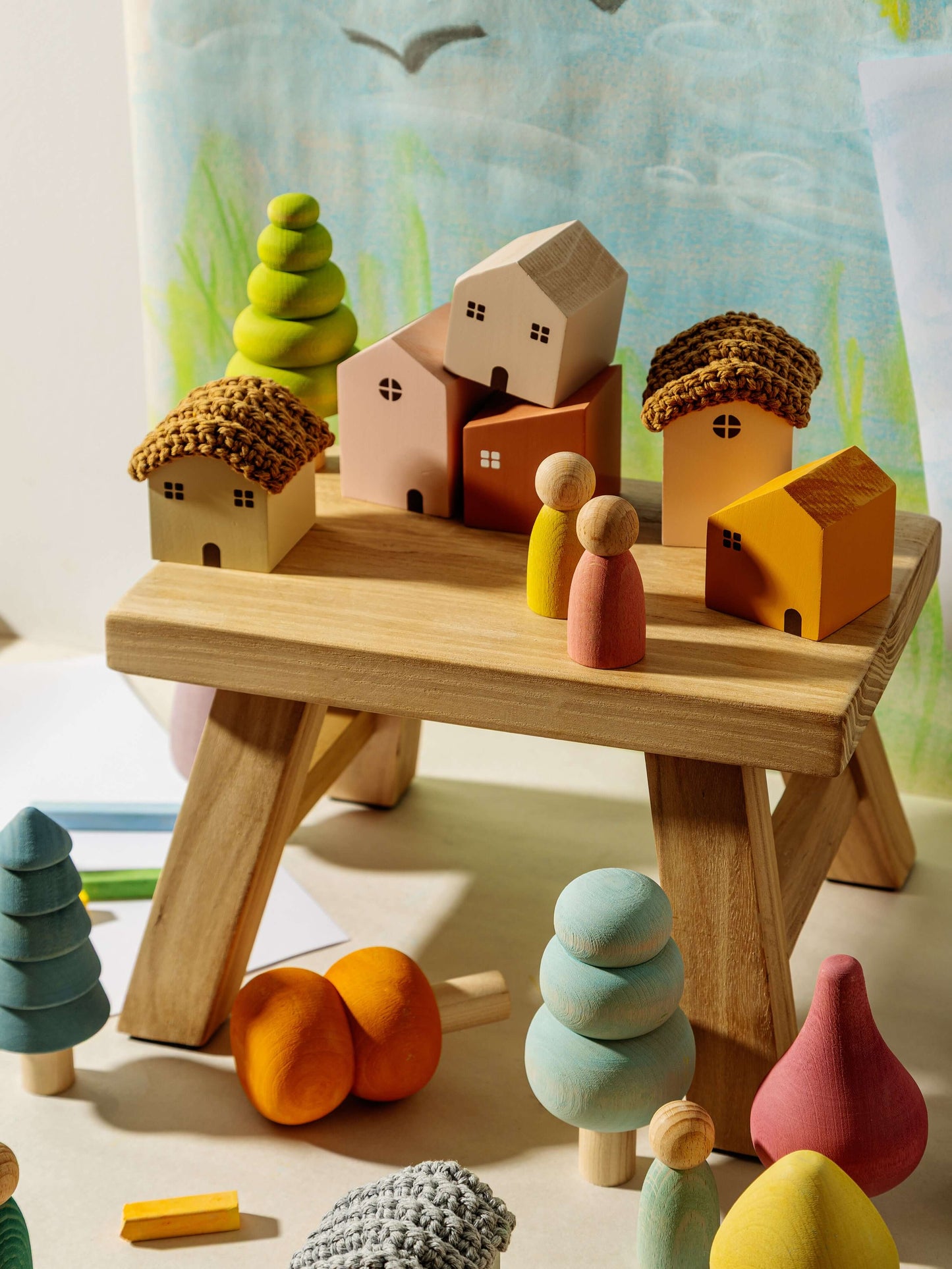 Bergen Building Blocks -pastel