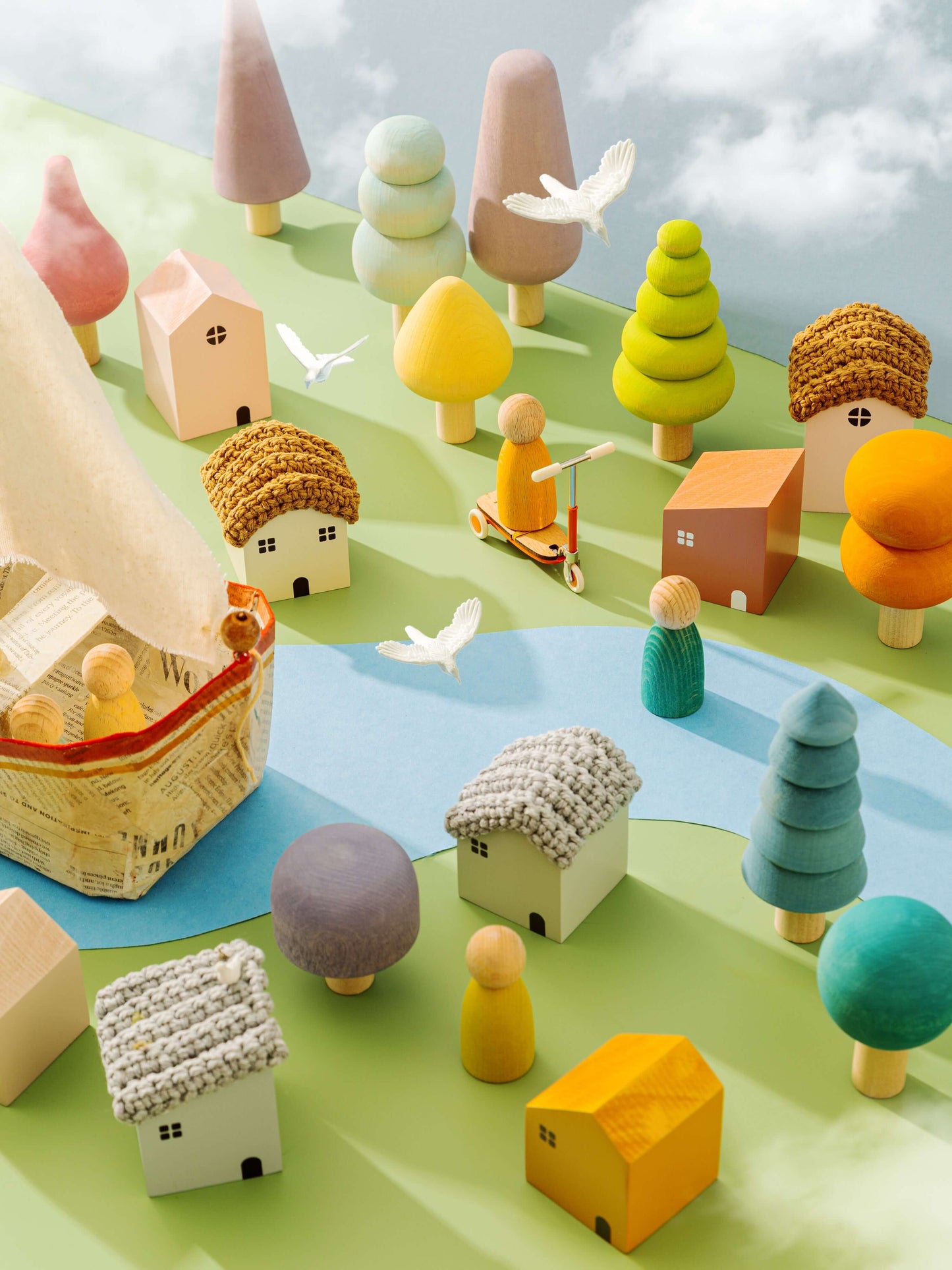 Bergen Building Blocks -pastel