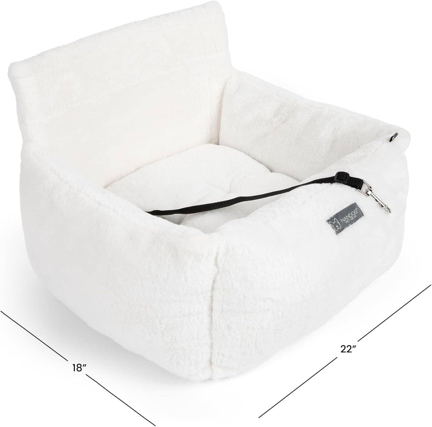 PET GEAR DISTRIBUTORS - NANDOG Car Seat Cloud Large (Ivory)