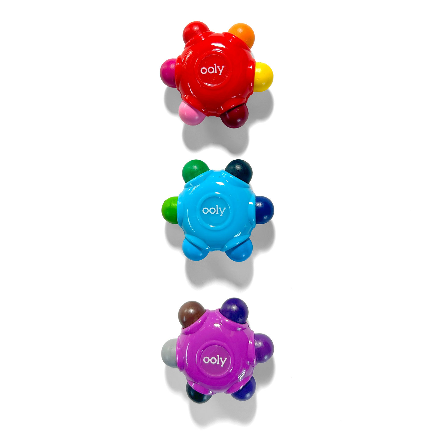 Color Burst: Grip Crayons (Set of 3 with 18 Classic Colors)