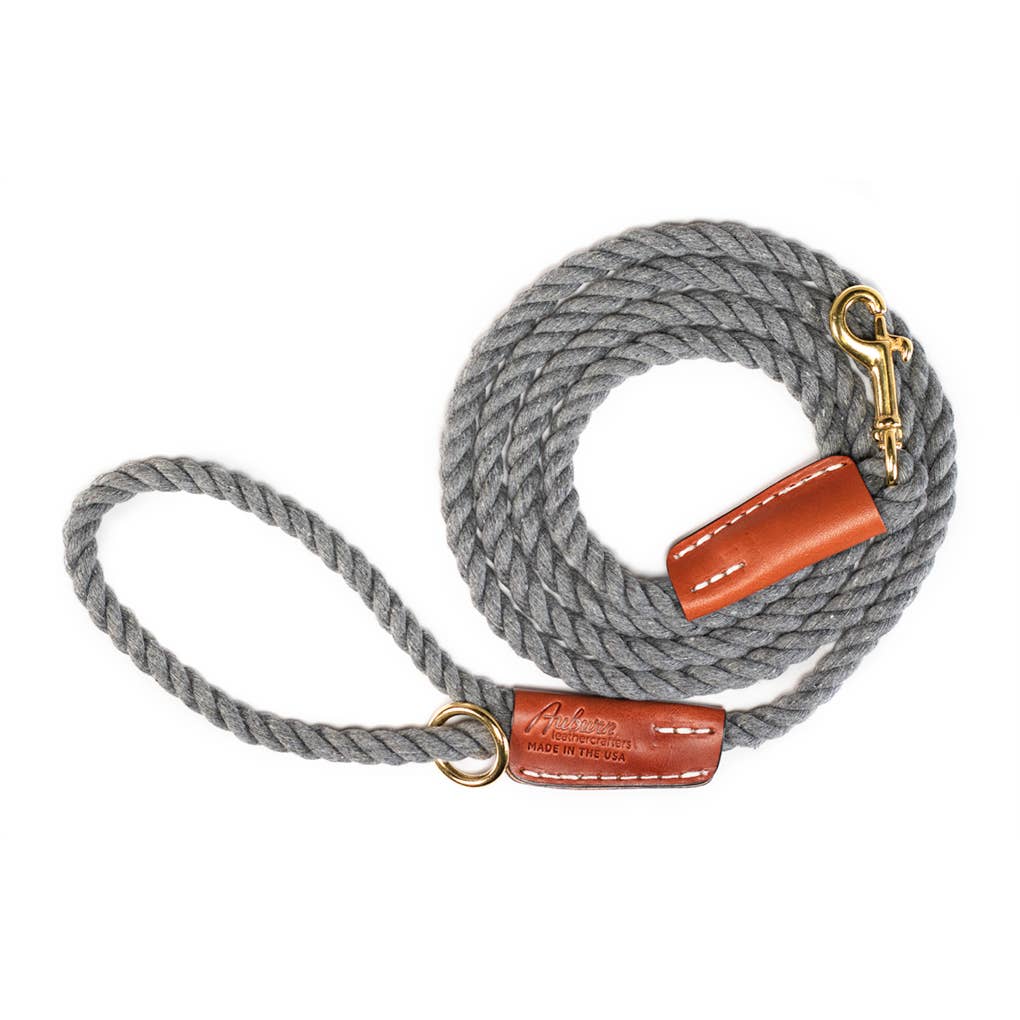 Auburn Leathercrafters - Cotton Rope Leash - Snap