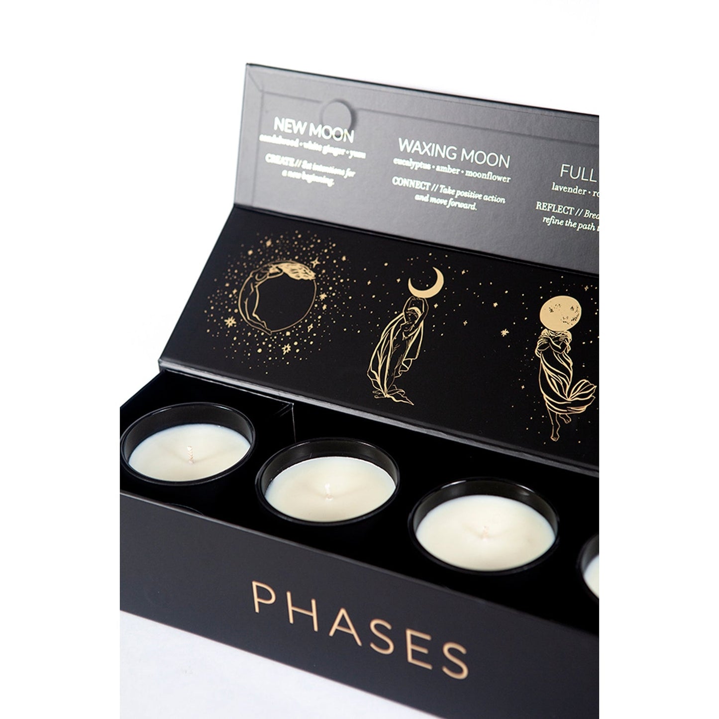 MOON PHASES CANDLE SET