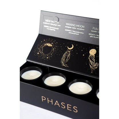 MOON PHASES CANDLE SET