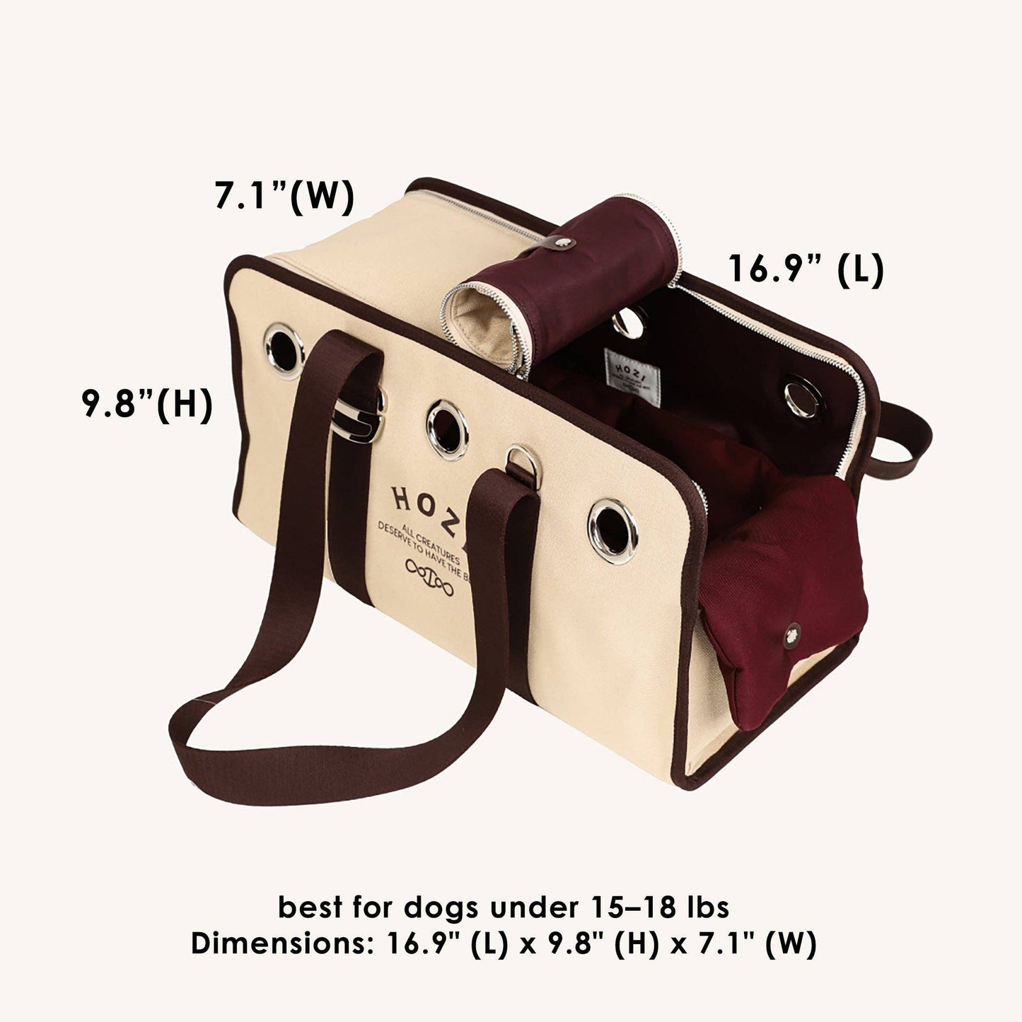 Hozi - Hozi Canvas Carrier - Beige