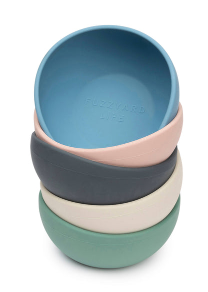FuzzYard Life Silicone Bowl - Myrtle Green M