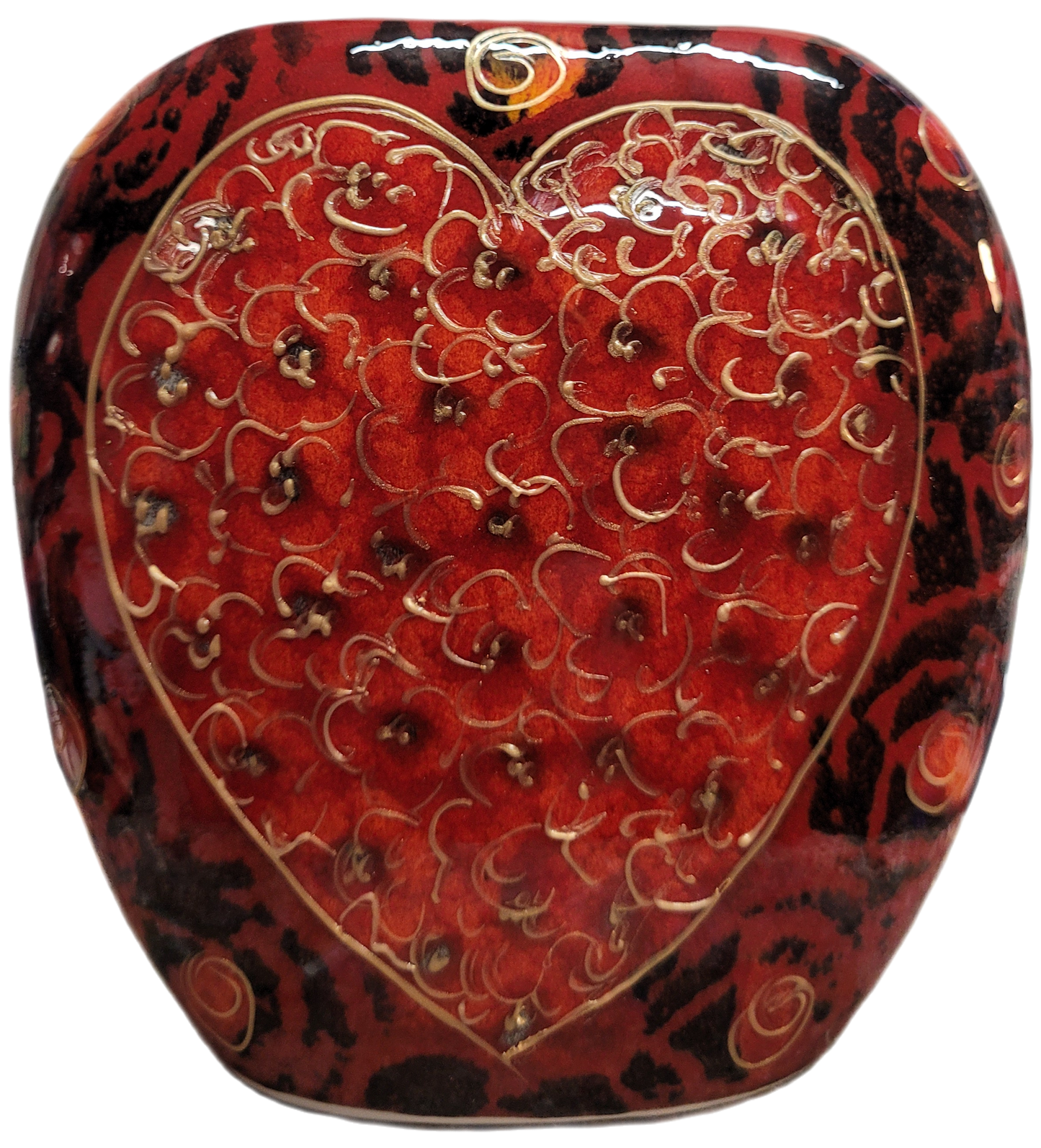 Anita Harris Valentines Vase 12cm