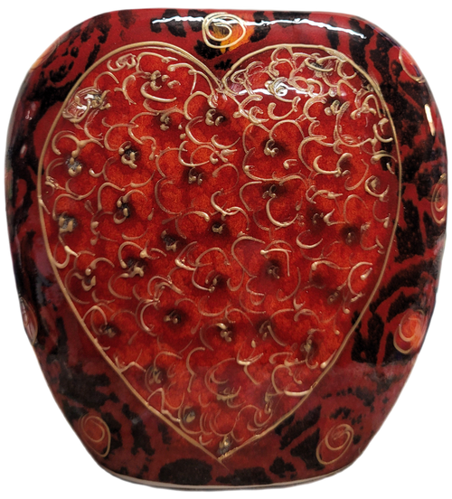 Anita Harris Valentines Vase 12cm