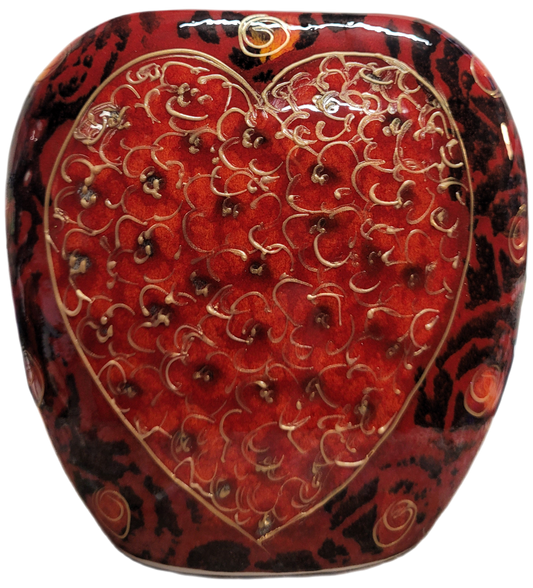Anita Harris Valentines Vase 12cm