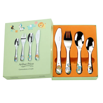 Arthur Price Jungle 4 piece Child's cutlery set