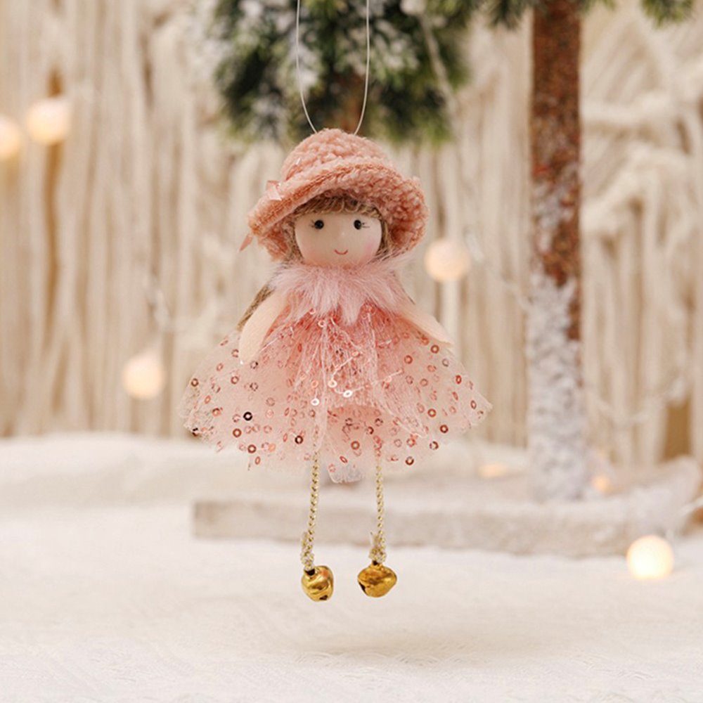 Angelic Trio Set of 3 Plush Angel Ornaments, Elegant Home and Holiday Tree Bundle