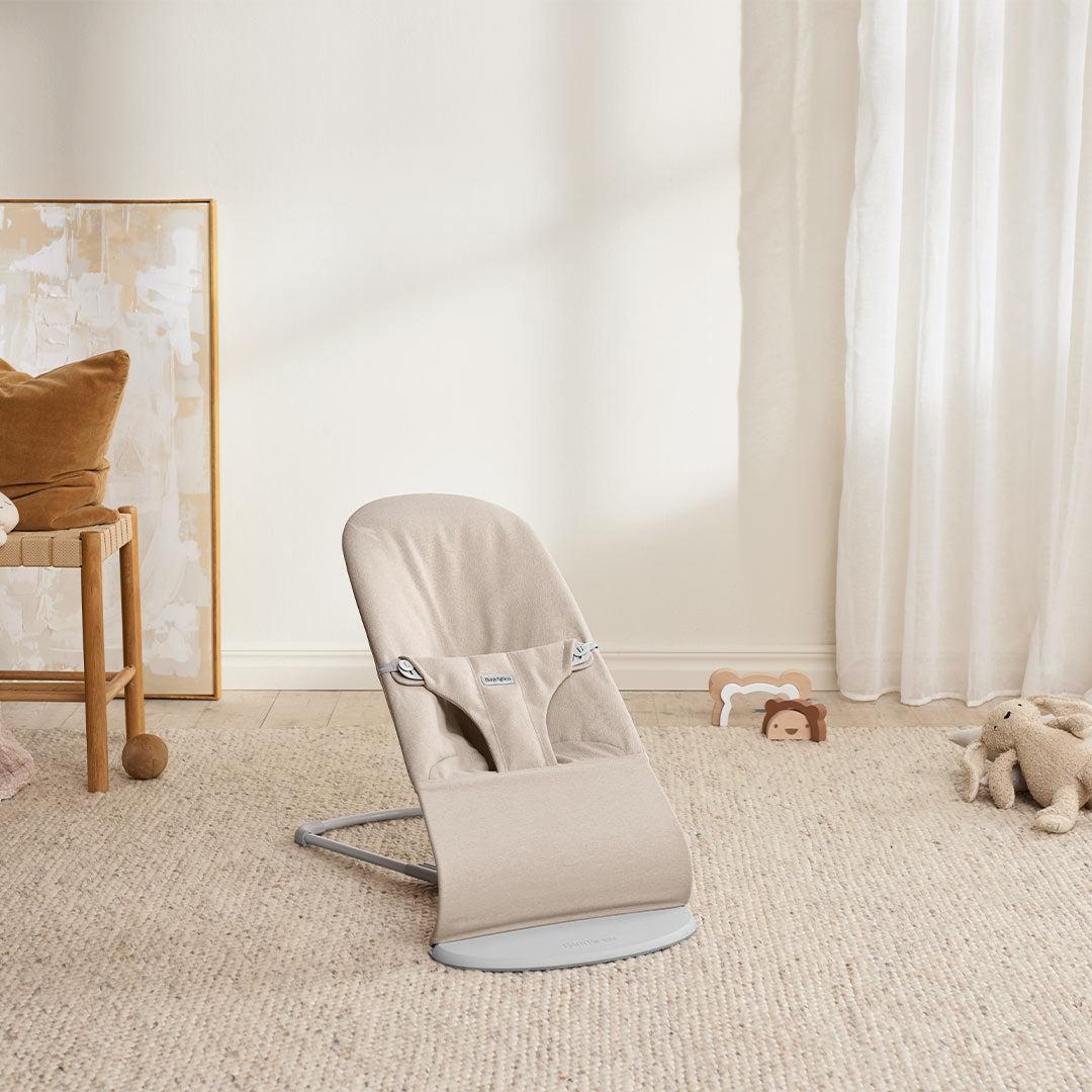 BabyBjorn Bouncer Bliss Woven Melange - Light Beige