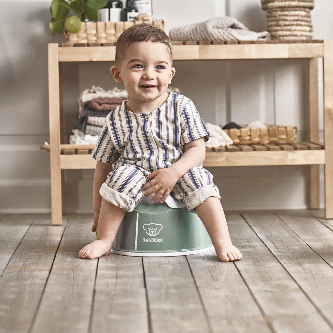 BabyBjorn Smart Potty - Deep Green/White