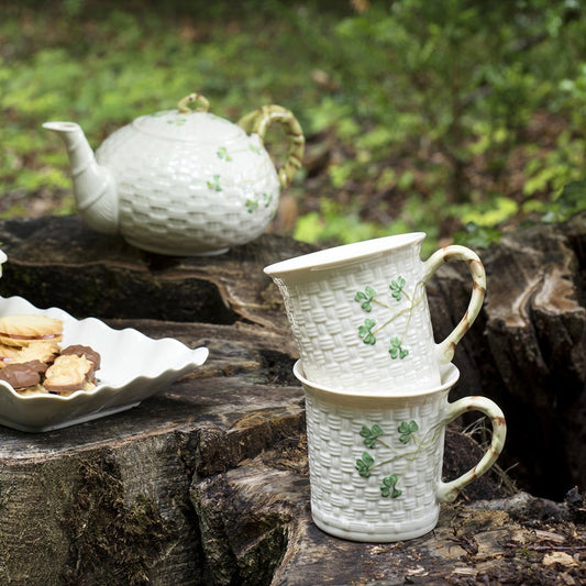 Belleek Shramrock Mug