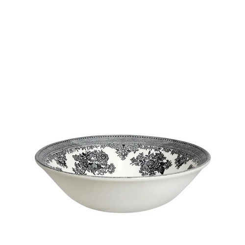 Burleigh Black & White Asiatic Pheasants Cereal Bowl 16cm/6.3"