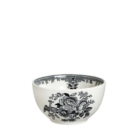 Burleigh Black & White Asiatic Pheasants Mini Footed Bowl 12cm/5"
