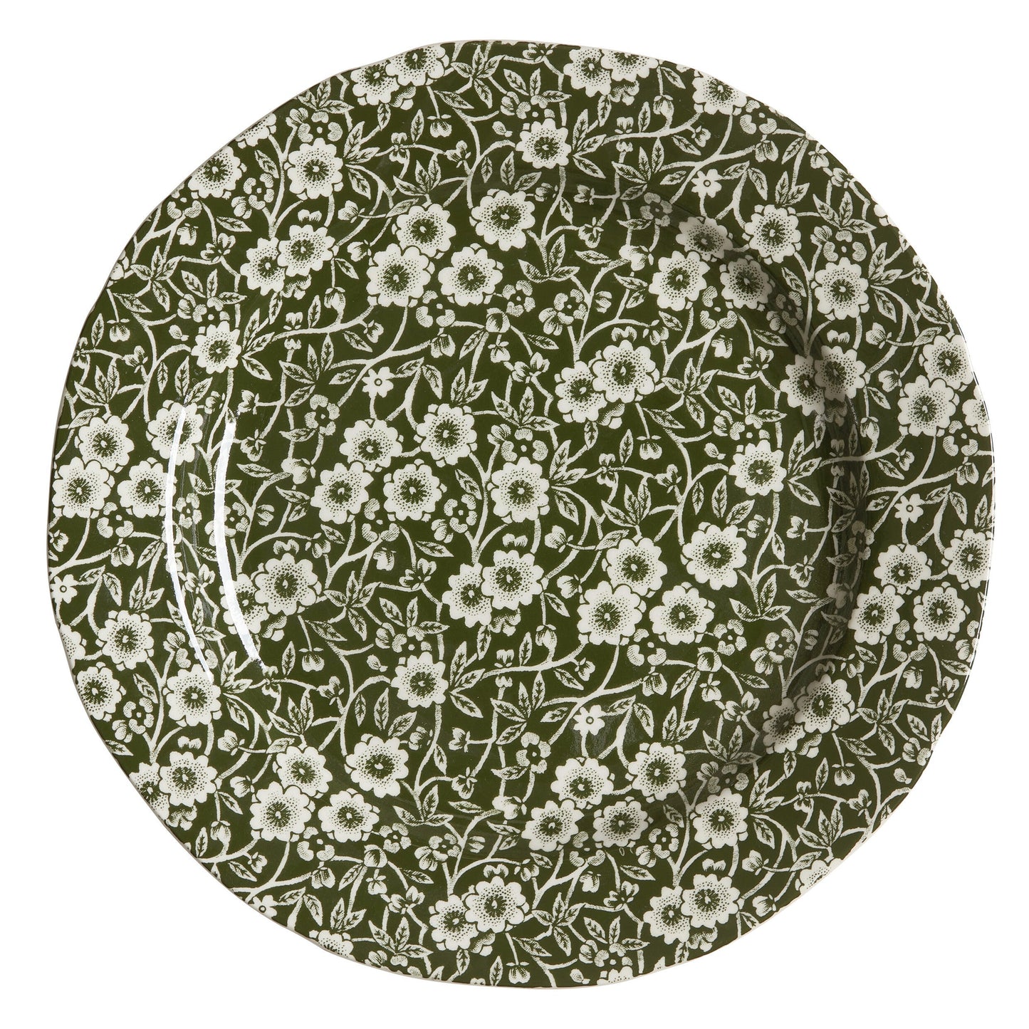 Burleigh Dark Green Plate 21.5cm