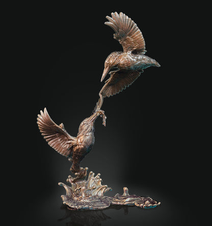 Butler & Peach Kingfisher Pair