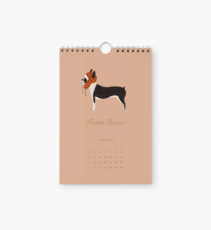 2027 Kitchen Calendar - Dog of the Month