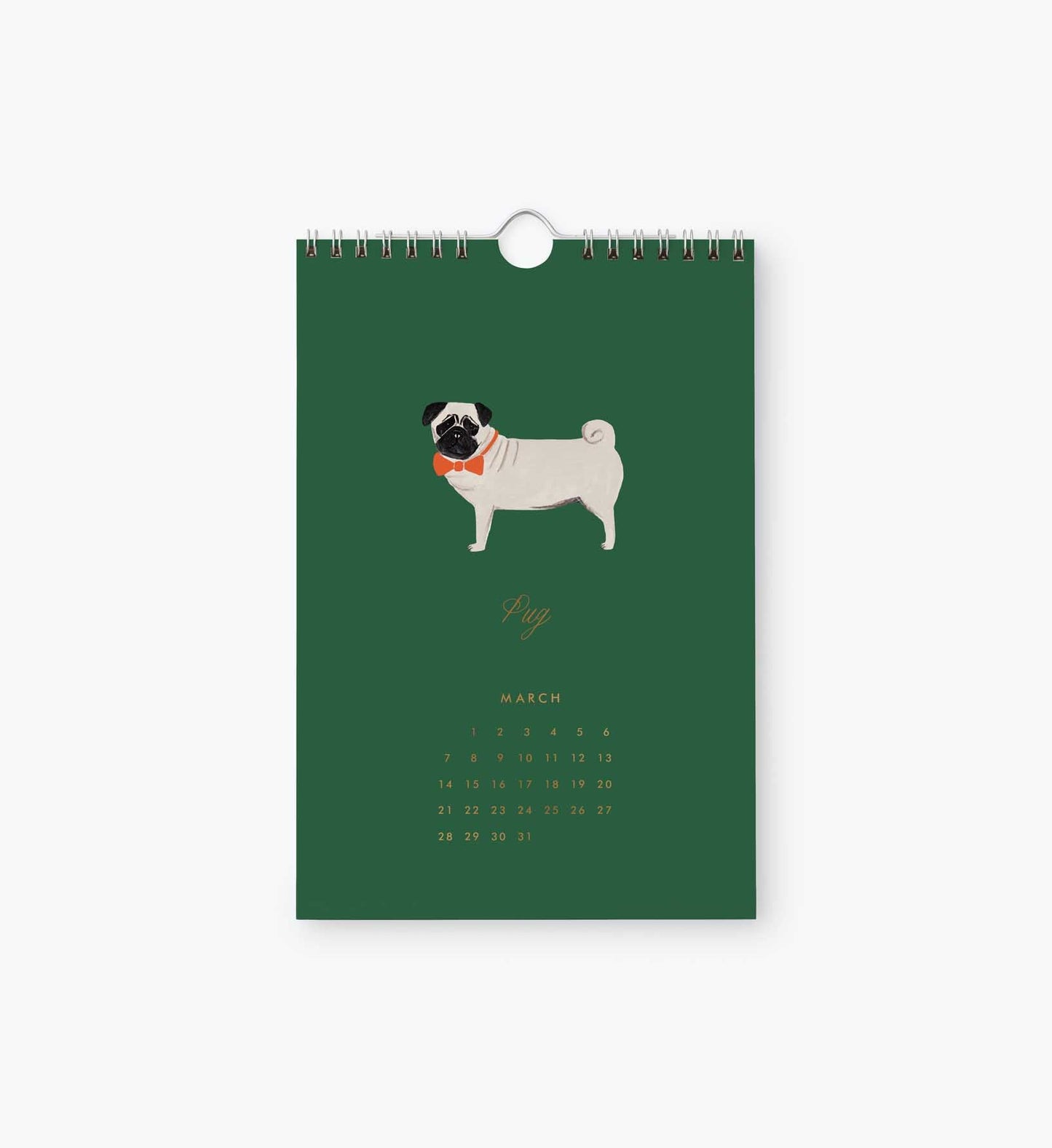 2027 Kitchen Calendar - Dog of the Month