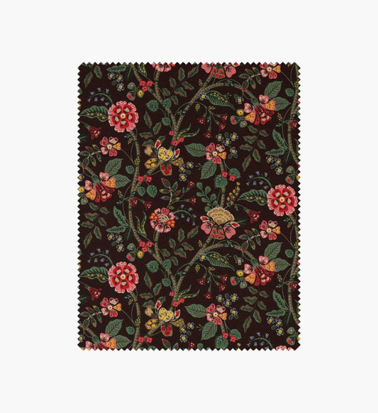 Gracie Cotton Fabric - Cocoa