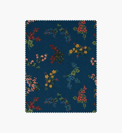 Amelia Cotton Fabric - Sapphire