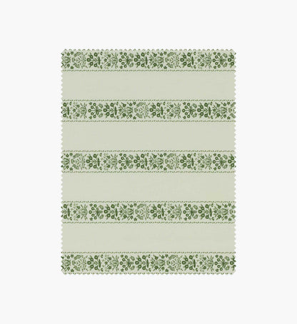 Estee Stripe Cotton Fabric - Cream