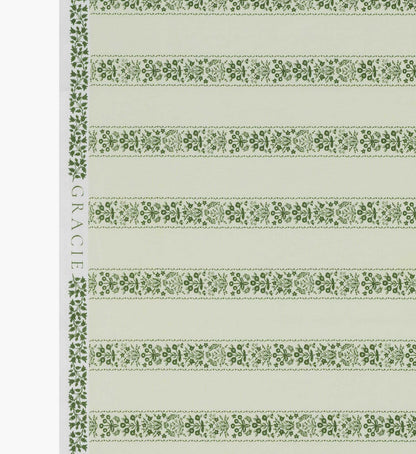 Estee Stripe Cotton Fabric - Cream