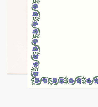 Floral Personalized Stationery  - Delphine