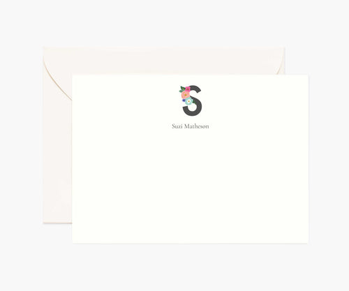 Monogram Personalized Stationery - S