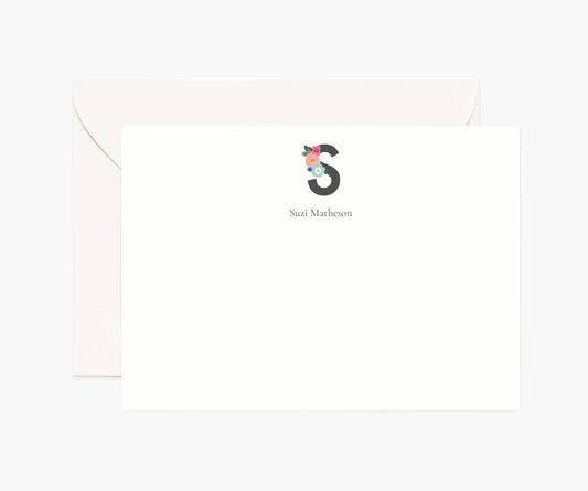 Monogram Personalized Stationery - S