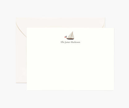 Activities Personalized Stationery  - Sailboat