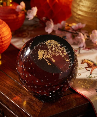 Caithness Year of the Horse Paperweight