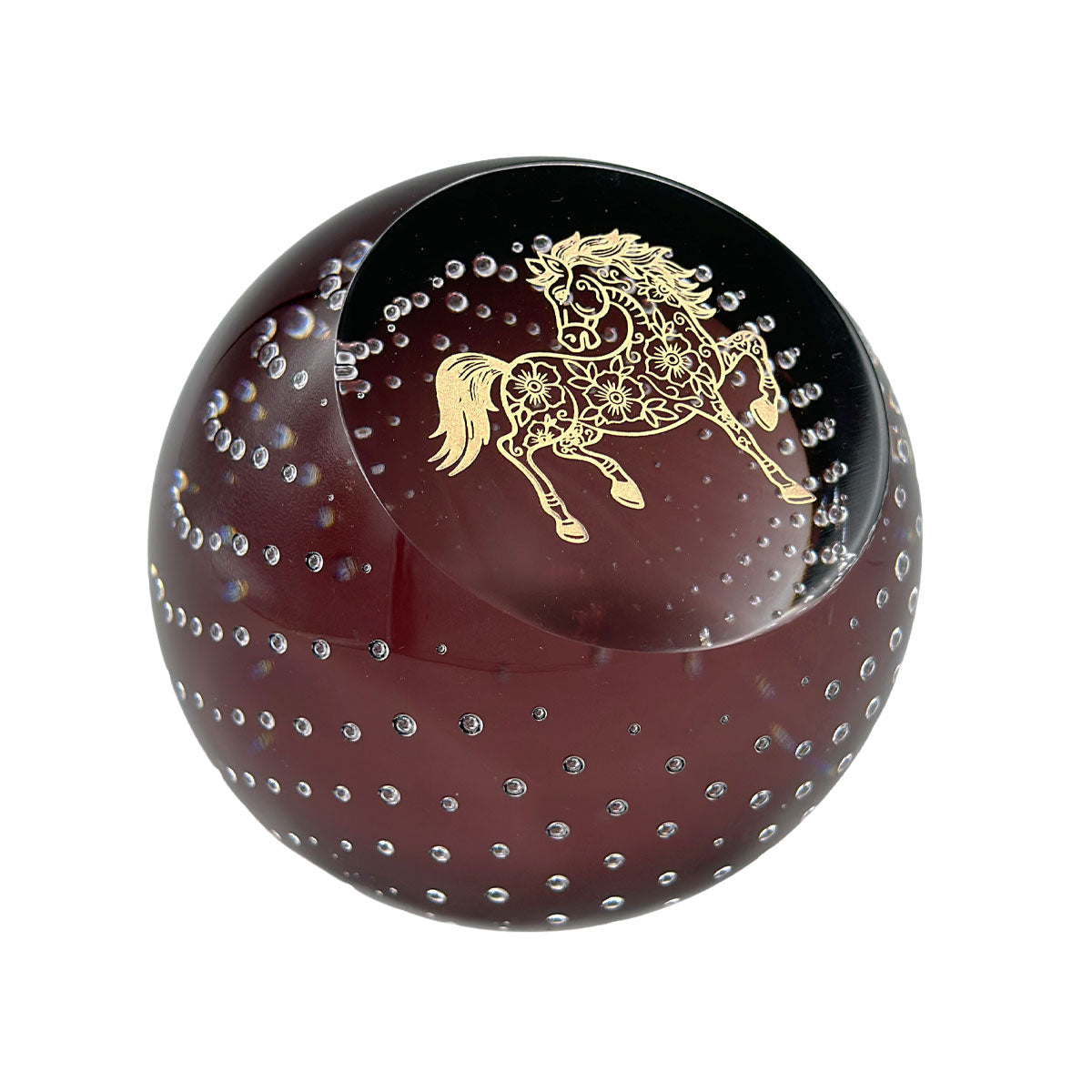 Caithness Year of the Horse Paperweight