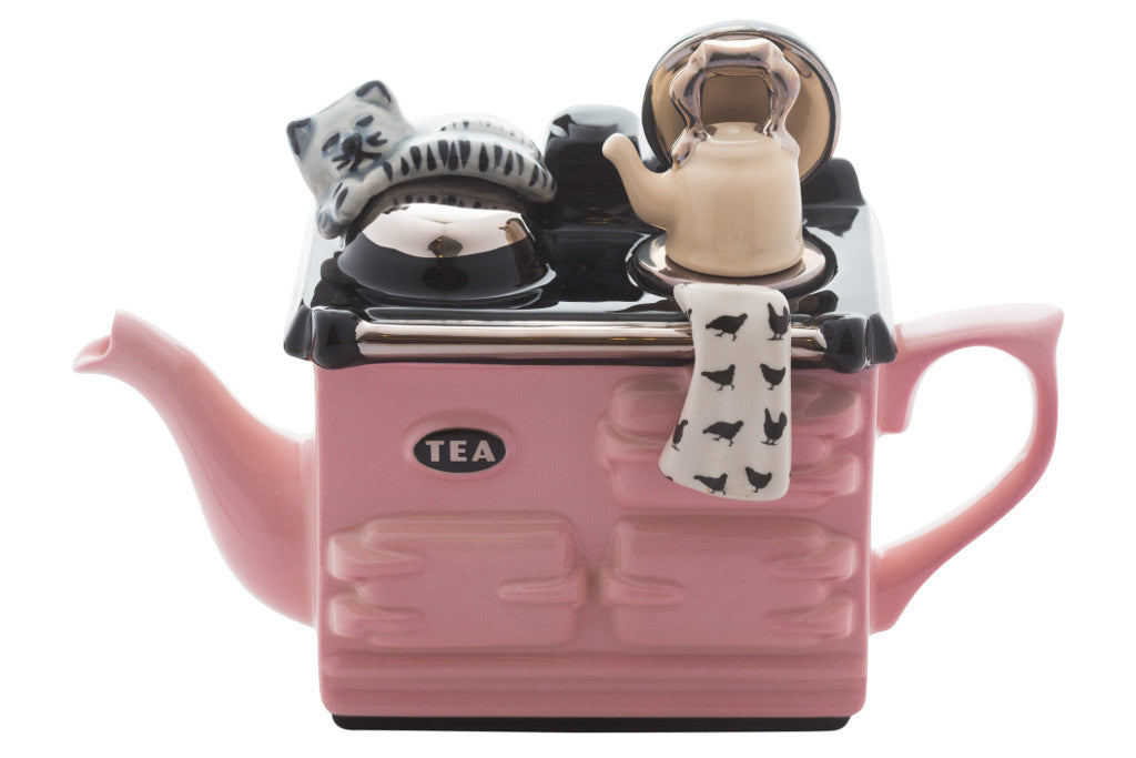 Ceramic Inspirations Aga One Cup Pink Teapot