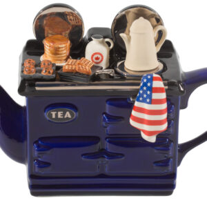 Ceramic Inspirations American Breakfast Large Aga Style Teapot Blue