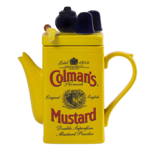Ceramic Inspirations Colemans Mustard Teapot