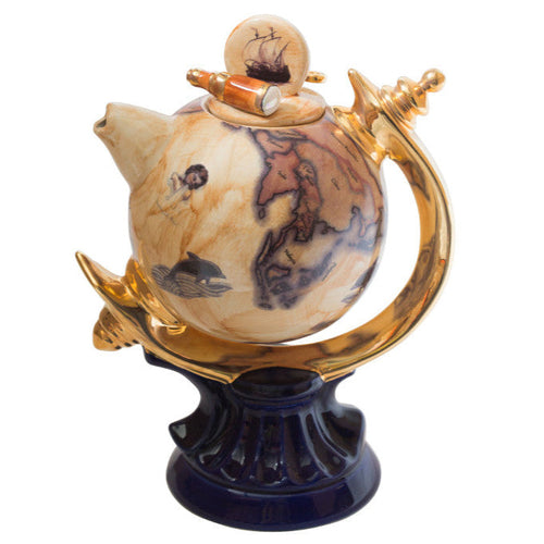Ceramic Inspirations Globe Large Teapot