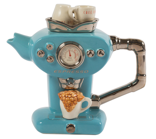 Ceramic Inspirations Light Blue Espresso One Cup Teapot