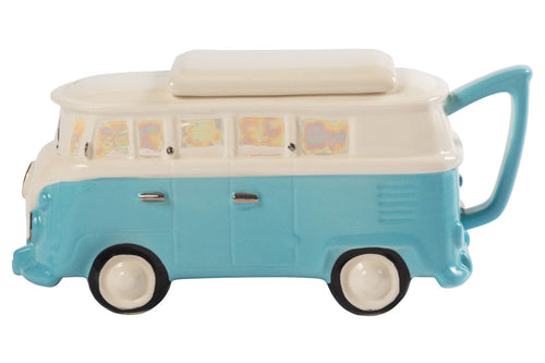 Ceramic Inspirations VW Camper Blue Teapot