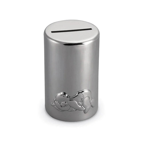 Comyns Silver Teddy Coin Box
