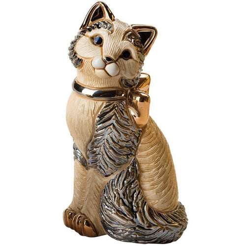 De Rosa Cat with Gold Ribbon