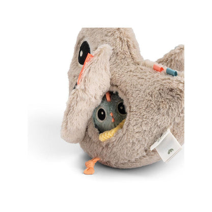 Done by Deer Hide and Seek Activity Toy Clucky - Beige