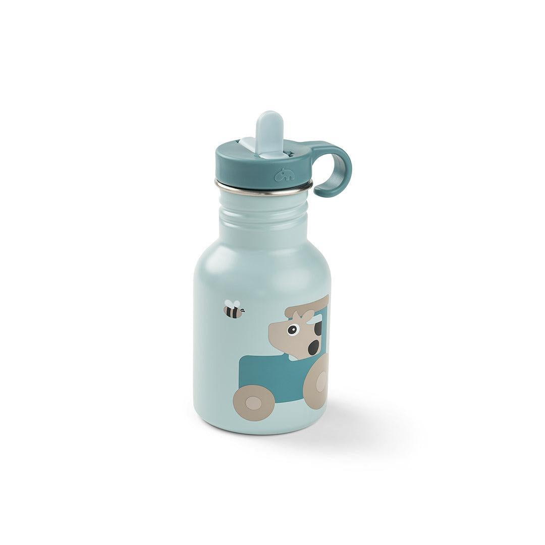 Done by Deer Metal Bottle - Tiny Farm Blue