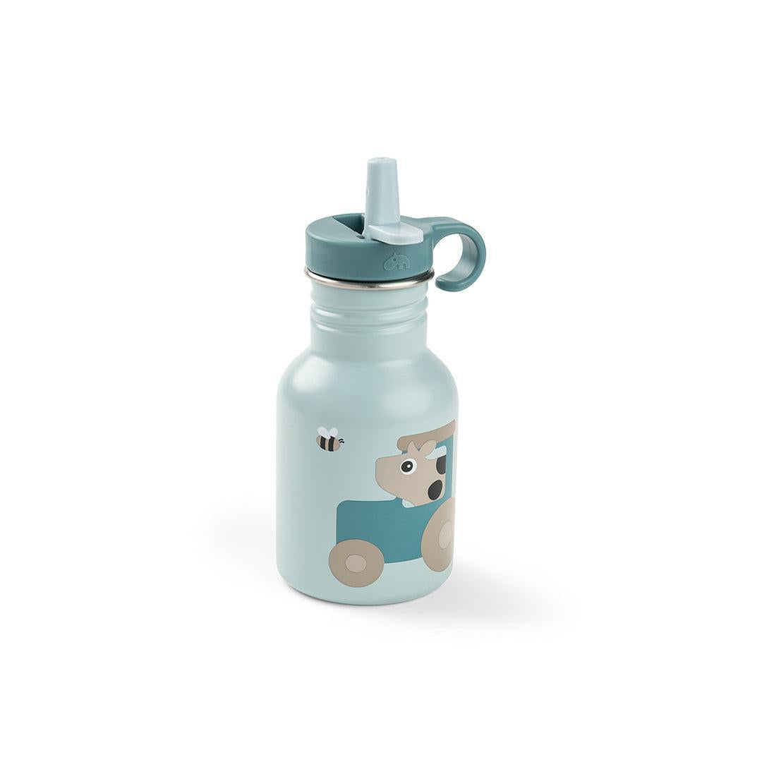 Done by Deer Metal Bottle - Tiny Farm Blue