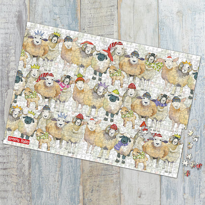 Emma Ball Christmas Sheep Jigsaw