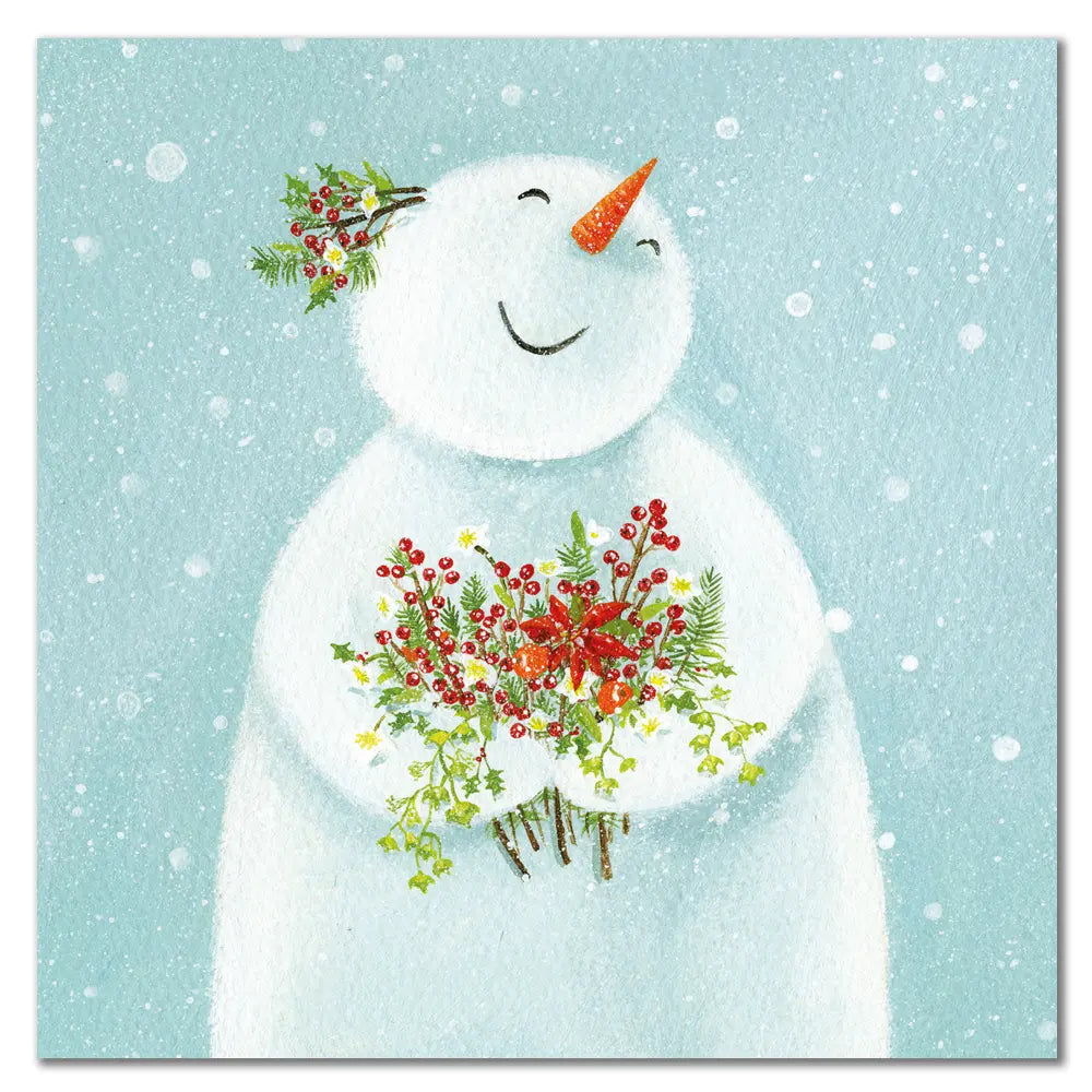 Emma Ball Happy Snowman Christmas Cards Pack 6