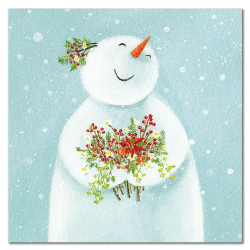 Emma Ball Happy Snowman Christmas Cards Pack 6