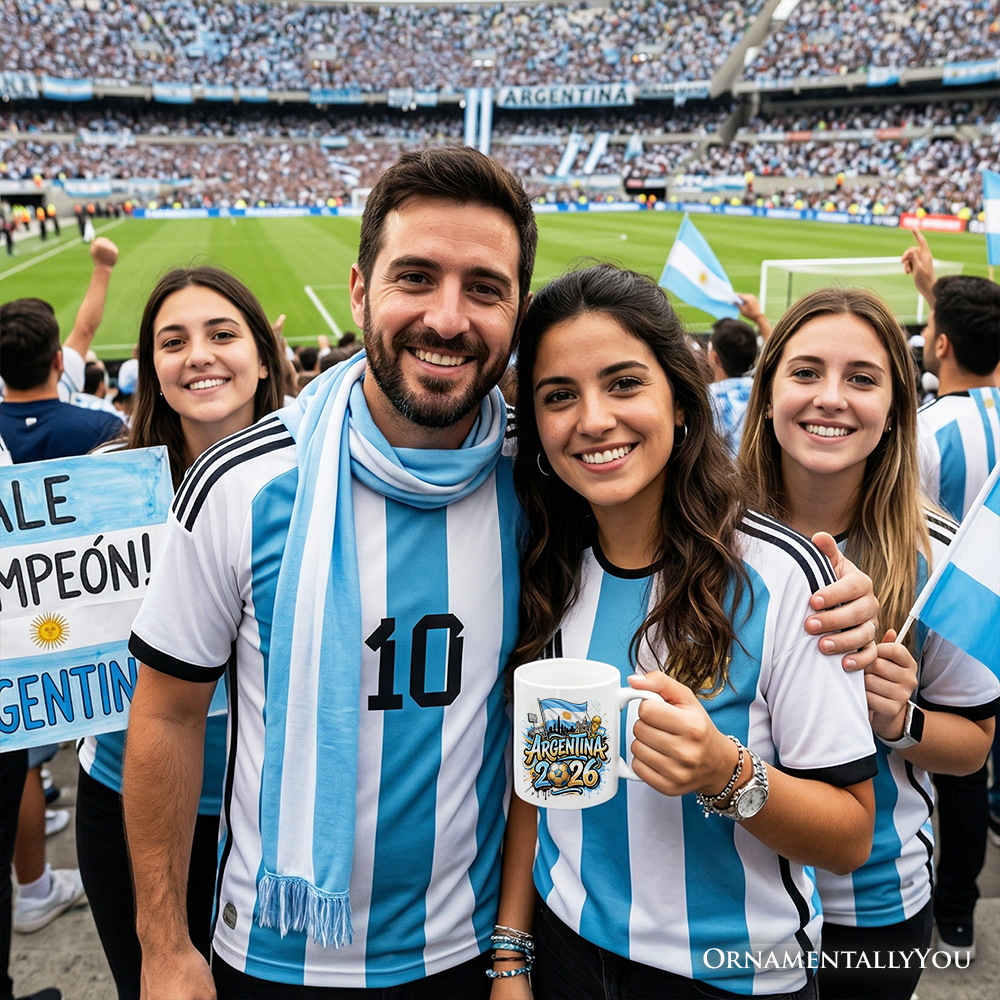 Argentina 2026 Soccer Cup Global Championship Mug, Football Fans Gift